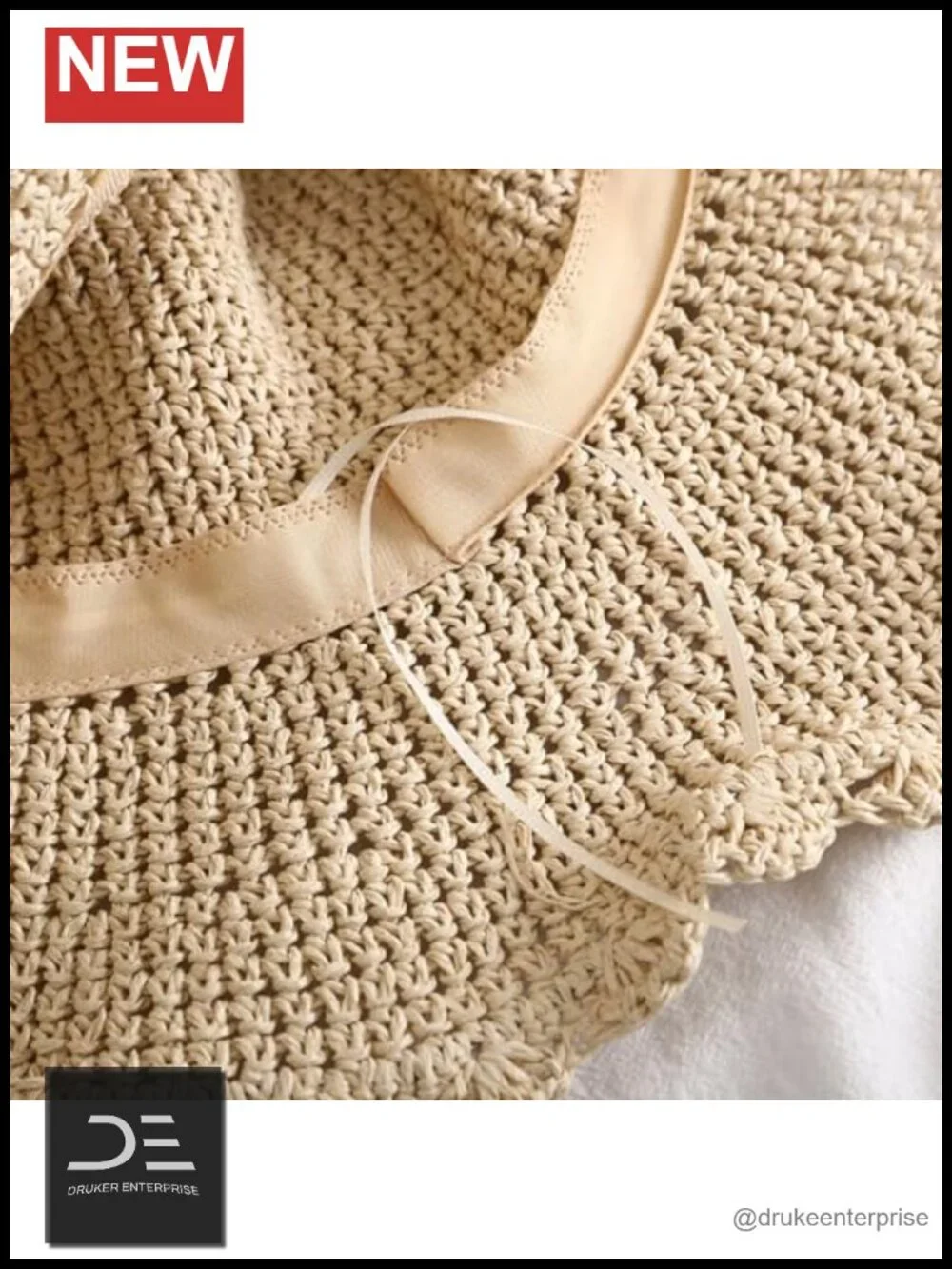 Wide Brim Packable Travel Bucket Hat with UPF 50+ Sun Protection